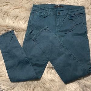 Dark green teal else jeans size 30